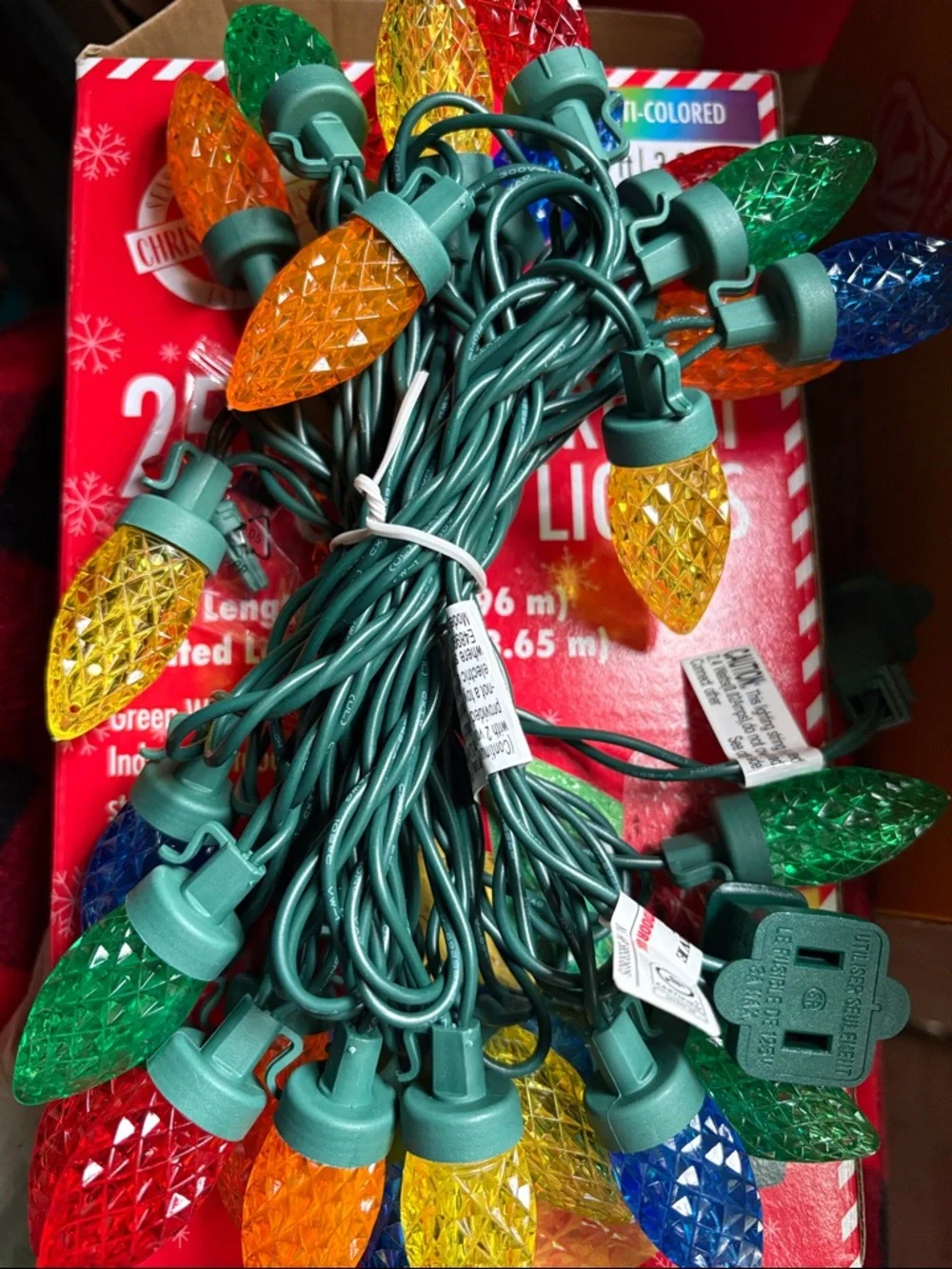 Christmas House LED Multi-Color 25-ct